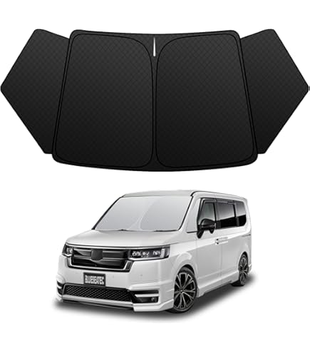 ステップワゴン　サンシェード　趣味職人 新型 ステップワゴン RP6/8型の車中泊ならカーテンいらず